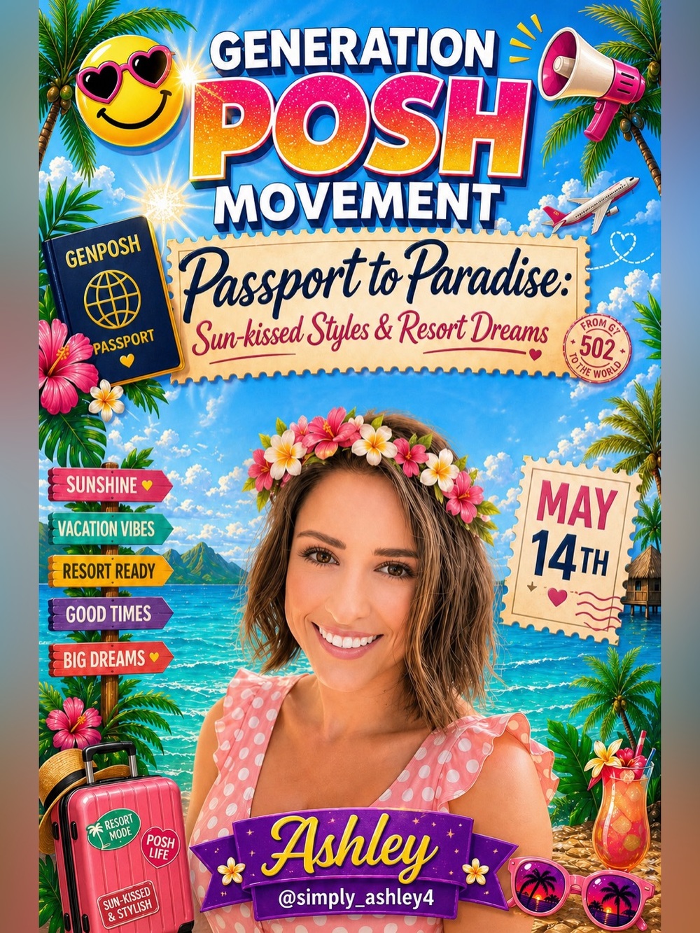 GenPosh Movement 5/14/26 ✈️ Passport To Paradise🏖️🌊 - Picture 11 of 14